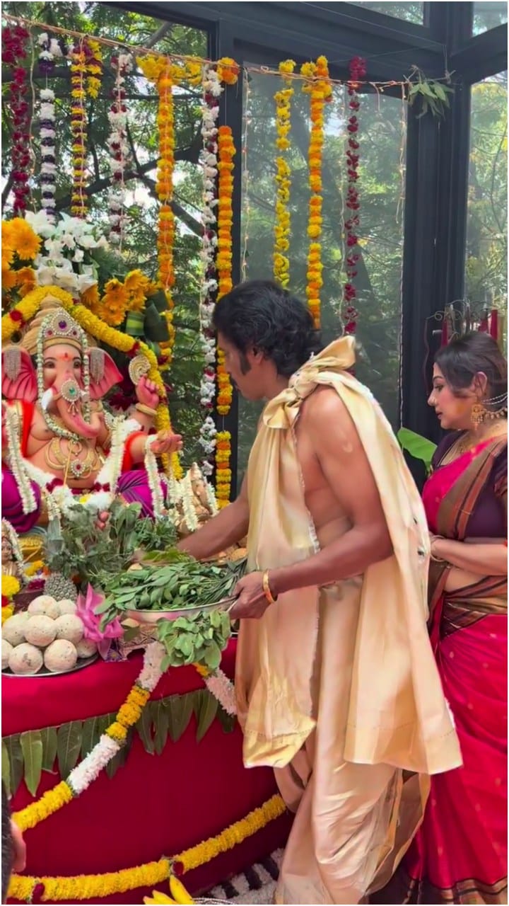 ಉಪೇಂದ್ರ ಮನೆಯ ಗಣಪತಿ ಹೇಗಿದೆ ನೋಡಿ