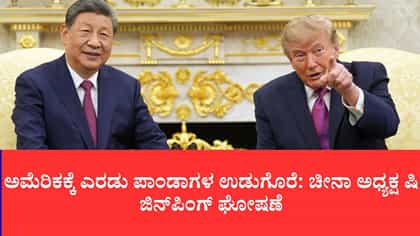 ಅಮೆರಿಕಕ್ಕೆ ಎರಡು ಪಾಂಡಾಗಳ ಉಡುಗೊರೆ: ಚೀನಾ ಅಧ್ಯಕ್ಷ ಷಿ ಜಿನ್‌ಪಿಂಗ್ ಘೋಷಣೆ