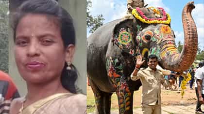 ಅಭಿಮನ್ಯು ಆನೆ ಮಾವುತನ ಪತ್ನಿ ಸಾವು