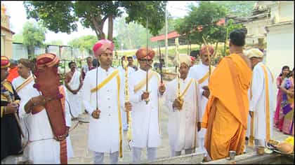 ಮೈಸೂರು ದಸರಾ: ಅರಮನೆಯಲ್ಲಿ ಯದುವೀರ್ ನೇತೃತ್ವದಲ್ಲಿ ಅದ್ದೂರಿ ಆಯುಧ ಪೂಜೆ