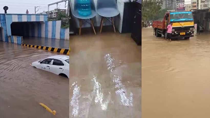ಬೆಂಗಳೂರಲ್ಲಿ ಮಳೆರಾಯನ ಆರ್ಭಟ: ಜಲಾವೃತಗೊಂಡ ಅಂಡರ್ಪಾಸ್, ನೀರಿನಲ್ಲೇ ತೇಲಿದ ಕಾರು!