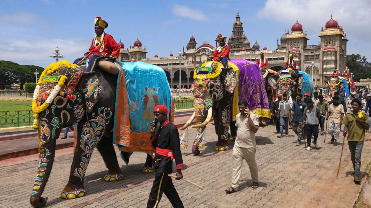 ನಾಡಿನೆಲ್ಲೆಡೆ ಇಂದು ವಿಜಯದಶಮಿ ಸಂಭ್ರಮ ಜೋರಾಗಿದೆ. ಸಾಂಸ್ಕೃತಿಕ ನಗರಿ ಮೈಸೂರಿನಲ್ಲಿ ಗತವೈಭವ ಮರುಕಳಿಸಿದೆ. ಮೈಸೂರು ದಸರಾ ಕಣ್ತುಂಬಿಕೊಳ್ಳಲು ಲಕ್ಷಾಂತರ ಜನರು ಆಗಮಿಸಿದ್ದಾರೆ. ಆದರೆ ಇಲ್ಲೊಬ್ಬರು ವ್ಯಕ್ತಿ ದಸರಾ ನೋಡಲು ಹ್ಯಾಂಡಲ್ ಇಲ್ಲದ ಬೈಕ್ ಏರಿ ಆಗಮಿಸಿದ್ದು ಎಲ್ಲರನ್ನು ಅಚ್ಚರಿಗೊಳಿಸಿದೆ.