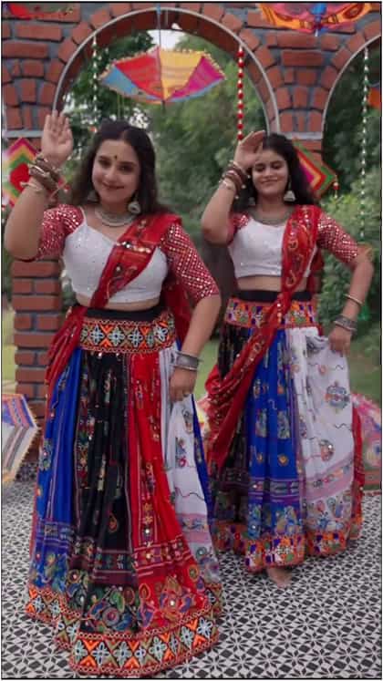 ಗರ್ಬಾ ಡ್ಯಾನ್ಸ್ ಮಾಡಿದ ನಟಿ ಚಂದನಾ ಅನಂತಕೃಷ್ಣ