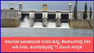 ರಾಜ್ಯದ ಪ್ರಮುಖ ಜಲಾಶಯಗಳ ಇಂದಿನ ನೀರಿನ ಮಟ್ಟ: ಆಲಮಟ್ಟಿ, ಕಬಿನಿ, KRS ಡ್ಯಾಂ ಇಂದಿನ ಕಂಪ್ಲೀಟ್ ರಿಪೋರ್ಟ್