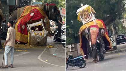 ದಸರಾ ಜಂಬೂಸವಾರಿ ವೇಳೆ ಅಚಾತುರ್ಯ: ದಿಕ್ಕಾಪಾಲಾಗಿ ಓಡಿದ ಹೋದ ಆನೆ