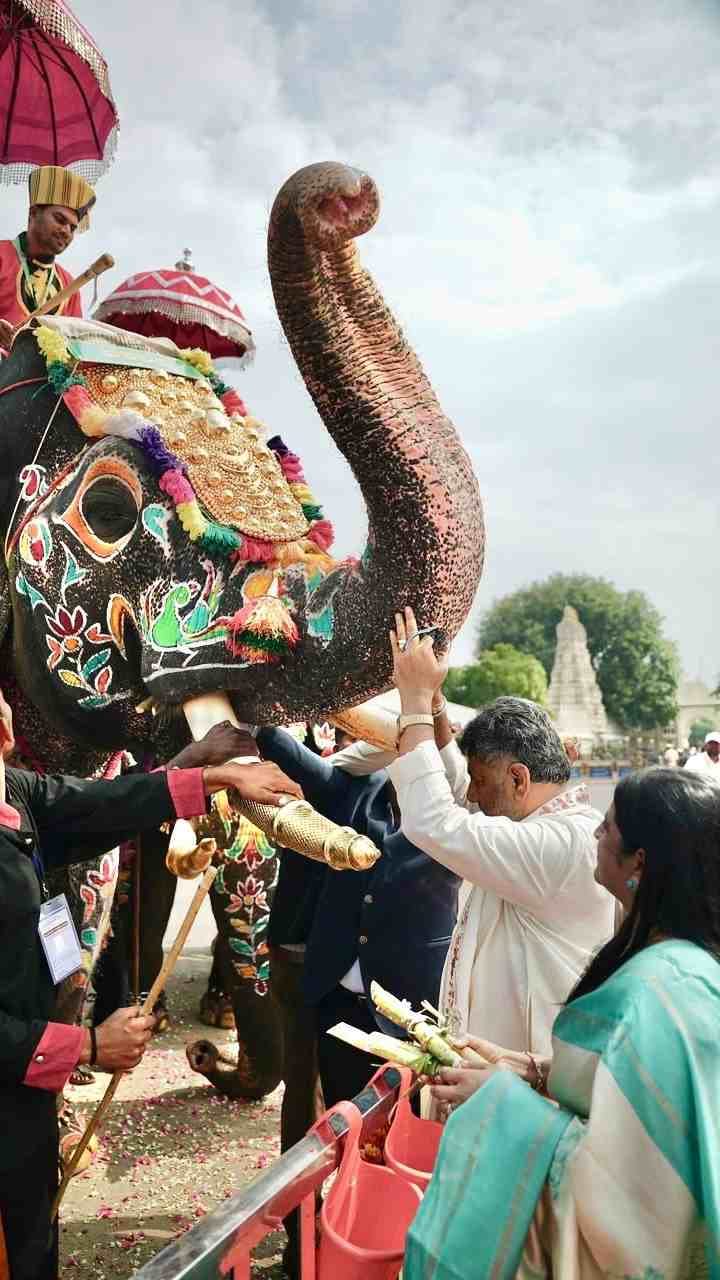 ಅಭಿಮನ್ಯುಗೆ ಡಿಕೆಶಿ ದಂಪತಿ ವಿಶೇಷ ಗೌರವ