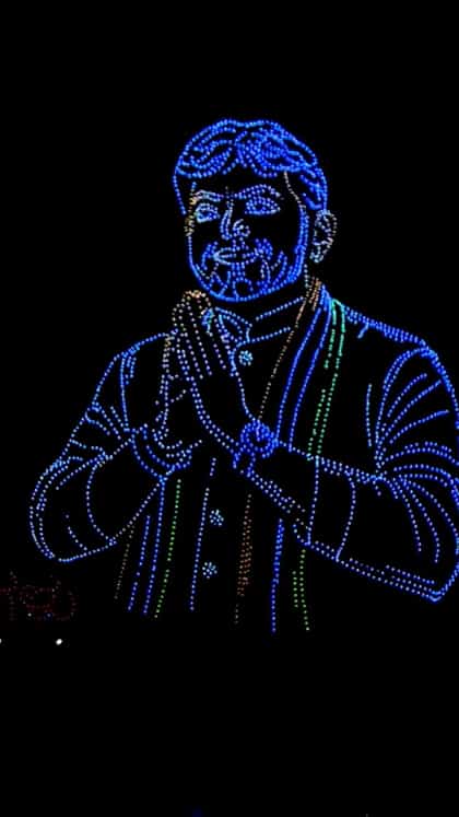 ದಸರಾ ಡ್ರೋನ್​ ಶೋನಲ್ಲಿ ಮೂಡಿಬಂದ ಡಿಕೆಶಿ ಚಿತ್ರ