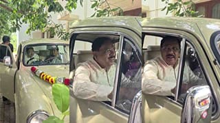 ಅಪ್ಪನ ಅಂಬಾಸಿಡರ್ ಕಾರಿನಲ್ಲಿ ಹೆಂಡ್ತಿ ಜೊತೆ ಡಿಸಿಎಂ ಜಾಲಿರೈಡು: ವಿಡಿಯೋ ನೋಡಿ