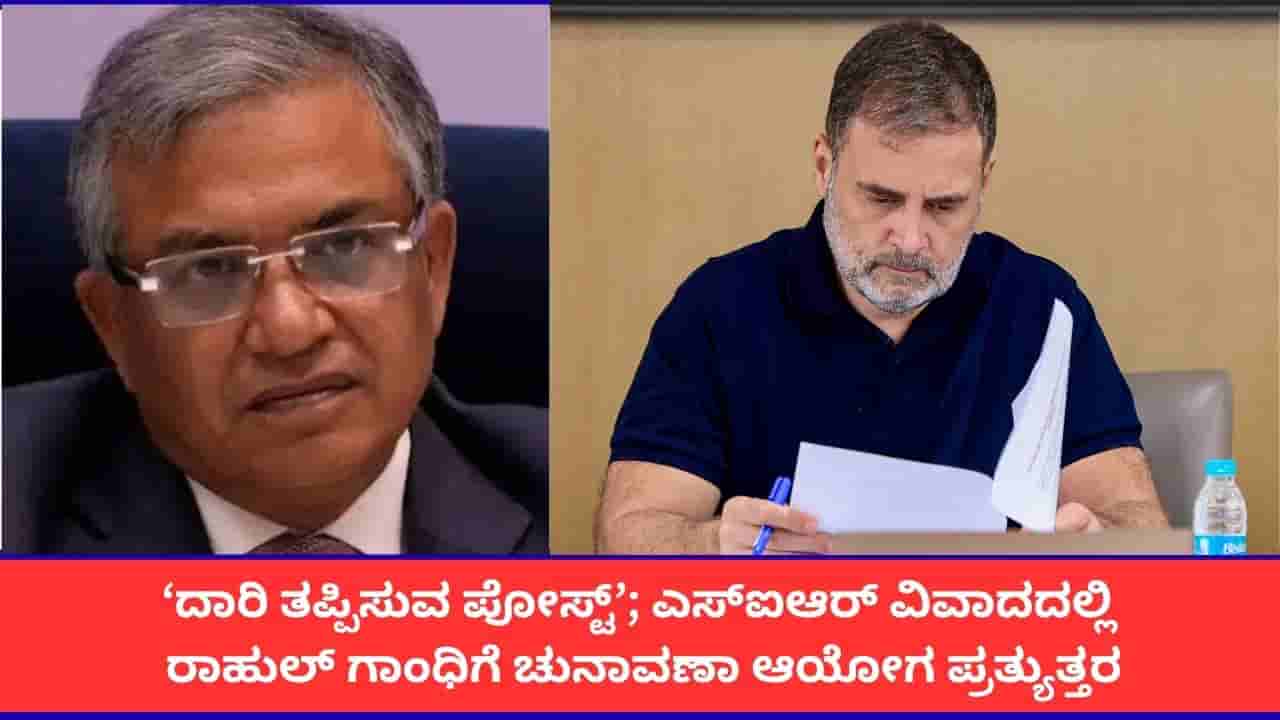‘ರಾಹುಲ್ ಗಾಂಧಿಯ ಫಾರ್ಮ್ 6 ಆರೋಪ ದಾರಿ ತಪ್ಪಿಸುವಂತಿದೆ’; ಚುನಾವಣಾ ಆಯೋಗ ತಿರುಗೇಟು