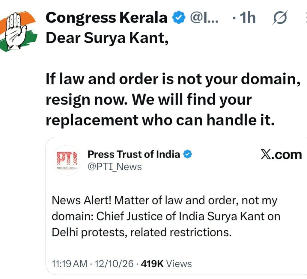 kerala congress tweet