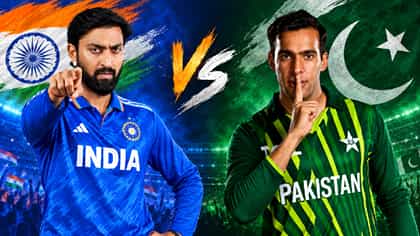 6 ಓವರ್​ಗಳ ಪಂದ್ಯದಲ್ಲಿ ಭಾರತ vs ಪಾಕಿಸ್ತಾನ್ ಮುಖಾಮುಖಿ