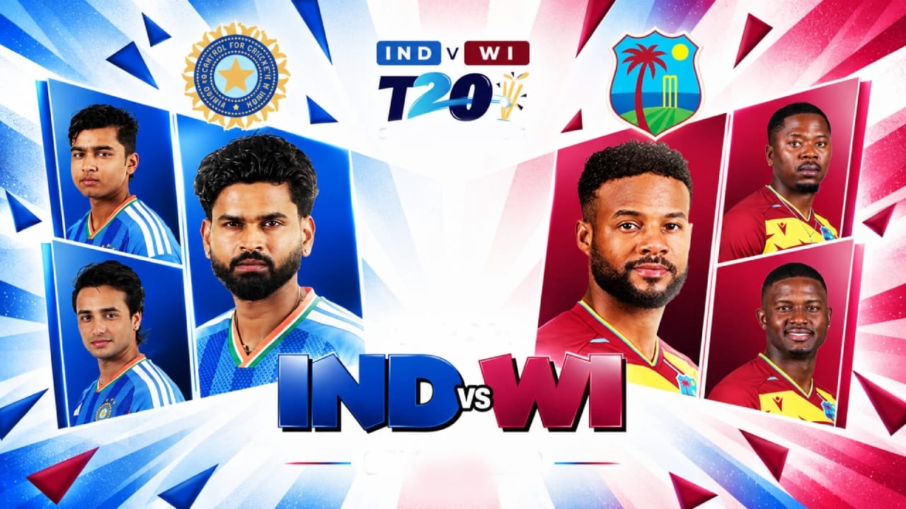 ಭಾರತ vs ವಿಂಡೀಸ್ ಟಿ20 ಪಂದ್ಯ ಎಷ್ಟು ಗಂಟೆಗೆ ಶುರು? ಯಾವ ಚಾನೆಲ್​ನಲ್ಲಿ? ಇಲ್ಲಿದೆ ಮಾಹಿತಿ