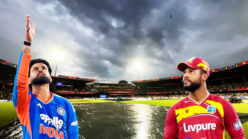 IND vs WI ಪಂದ್ಯಕ್ಕೆ ಮಳೆ ಭೀತಿ: 15 ನಿಮಿಷಗಳಲ್ಲಿ ರೆಡಿಯಾಗಲಿದೆ ಮೈದಾನ!