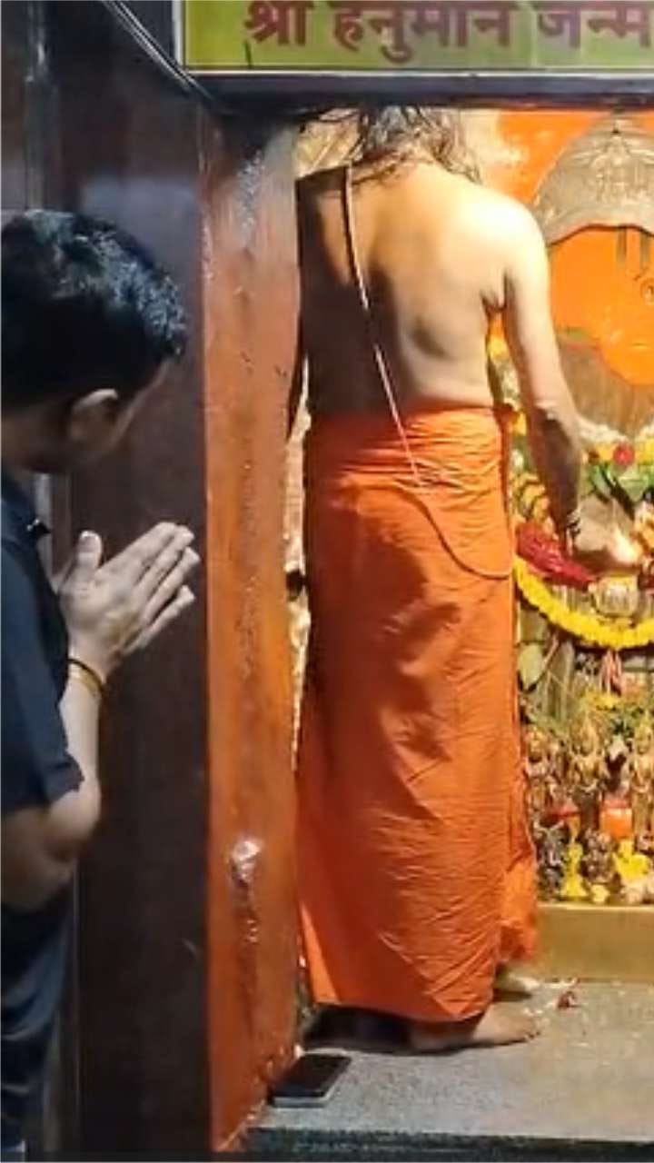 ಅಂಜನಾದ್ರಿ ಬೆಟ್ಟದಲ್ಲಿ ಐಪಿಎಸ್​​ ರವಿ ಚನ್ನಣ್ಣನವರ್ ವಿಶೇಷ ಪೂಜೆ