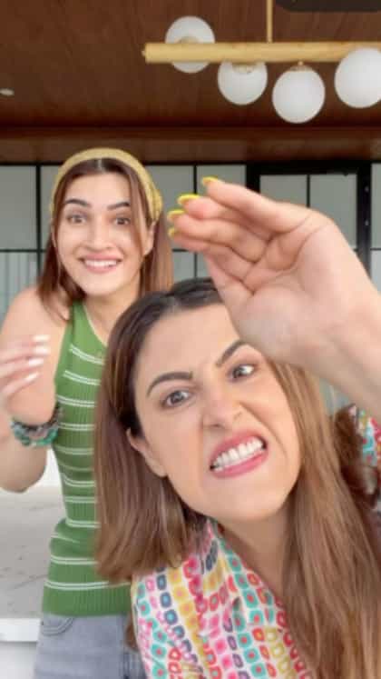 ಸಹೋದರಿಯೊಟ್ಟಿಗೆ ಕ್ಯೂಟ್ ವಿಡಿಯೋ ಹಂಚಿಕೊಂಡ ಕೃತಿ ಸನೋನ್