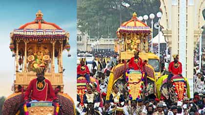 ಜಂಬೂಸವಾರಿ ಸಂಪನ್ನ: ಅಂಬಾರಿ ಹೊತ್ತು ಬನ್ನಿಮಂಟಪ ತಲುಪಿದ ಪ್ರಶಾಂತ