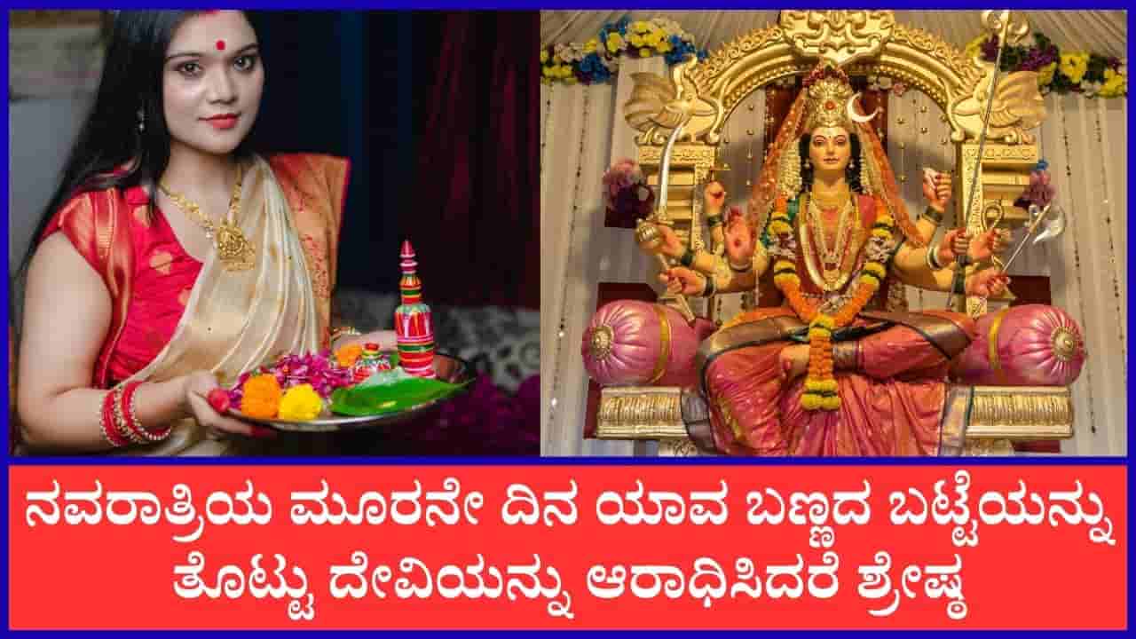 Navratri 2026: ನವರಾತ್ರಿಯ ಮೂರನೇ ದಿನ ಯಾವ ಬಣ್ಣದ ಬಟ್ಟೆ ಧರಿಸಬೇಕು?