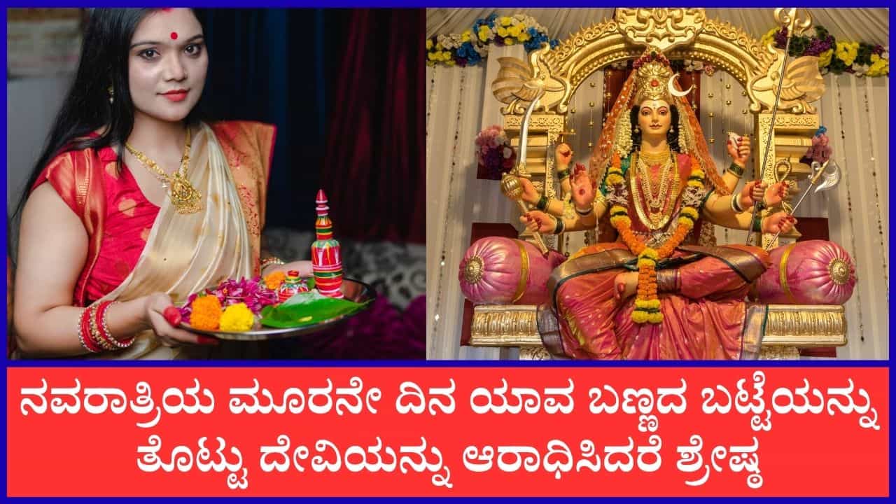 Navratri 2026: ನವರಾತ್ರಿಯ ಮೂರನೇ ದಿನ ಯಾವ ಬಣ್ಣದ ಬಟ್ಟೆ ಧರಿಸಬೇಕು?