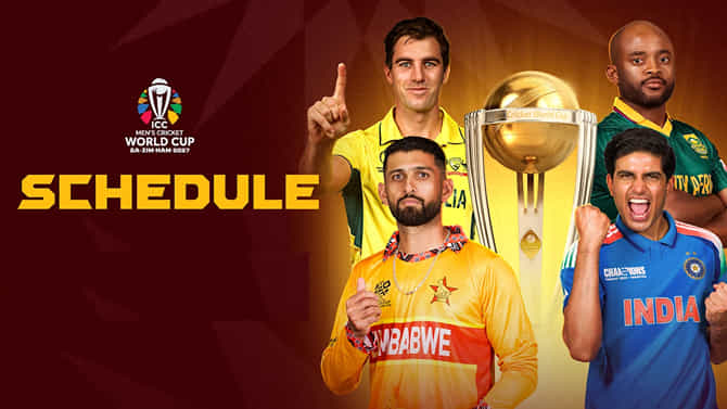 2027 ರ ಏಕದಿನ ವಿಶ್ವಕಪ್ ವೇಳಾಪಟ್ಟಿ ಪ್ರಕಟ; ಒಂದೇ ಗುಂಪಿನಲ್ಲಿ ಭಾರತ-ಪಾಕ್