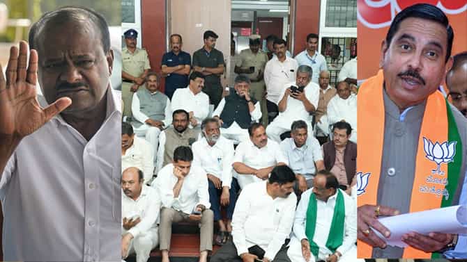 ಚುನಾವಣಾ ಆಯೋಗದ ಕಚೇರಿ ಮುಂದೆ ಧರಣಿ: ಸರ್ಕಾರದ ವಿರುದ್ಧ ವಿಪಕ್ಷಗಳು ಕಿಡಿ
