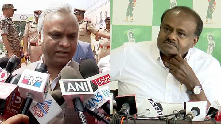RSSಗೇ ಹೆದರಲಿಲ್ಲ, ನಿಮಗೆ ಹೆದರ್ತೀನಾ?: ಹೆಚ್.ಡಿ. ಕುಮಾರಸ್ವಾಮಿಗೆ ಗೃಹ ಸಚಿವ ಪ್ರಿಯಾಂಕ್ ಖರ್ಗೆ ತಿರುಗೇಟು RSSಗೇ ಹೆದರಲಿಲ್ಲ, ನಿಮಗೆ ಹೆದರ್ತೀನಾ?: ಹೆಚ್.ಡಿ. ಕುಮಾರಸ್ವಾಮಿಗೆ ಗೃಹ ಸಚಿವ ಪ್ರಿಯಾಂಕ್ ಖರ್ಗೆ ತಿರುಗೇಟು