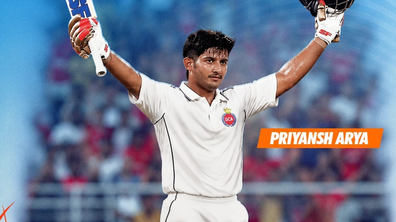 ರಣಜಿ ಟ್ರೋಫಿ: ಒಂದು ರನ್‌ನಿಂದ ದ್ವಿಶತಕ ತಪ್ಪಿಸಿಕೊಂಡ ಪ್ರಿಯಾಂಶ್ ಆರ್ಯ!