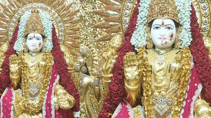 16 ಕೆಜಿ ಚಿನ್ನದ ಸೀರೆ, 2 ಕೆಜಿ ರತ್ನಖಚಿತ ಕಿರೀಟ: ಪುಣೆ ಮಹಾಲಕ್ಷ್ಮಿಯ ದಿವ್ಯ ರೂಪ ಕಣ್ತುಂಬಿಕೊಂಡ ಭಕ್ತರು