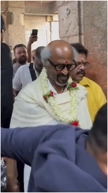 ಚಾಮುಂಡೇಶ್ವರಿ ದರ್ಶನಕ್ಕೆ ಬಂದ ನಟ ರಜನಿಕಾಂತ್