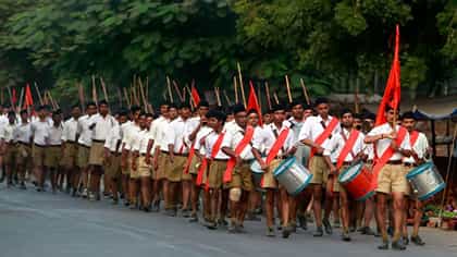 ರಾಜ್ಯದ ವಿವಿಧೆಡೆ ವಿಜಯದಶಮಿ ಹಿನ್ನಲೆ ಆರ್‌ಎಸ್‌ಎಸ್ ಪಥಸಂಚಲನ