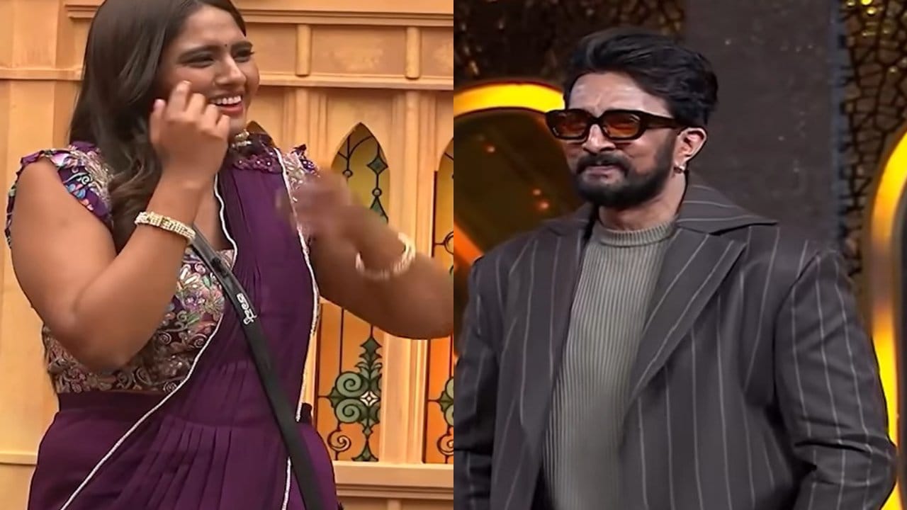 ಕಾವ್ಯಾಗೆ ಹಾಡಲು ಬರ್ತಿಲ್ಲ, ಸುದೀಪ್ ಬಿಡ್ತಿಲ್ಲ: ವಿಡಿಯೋ ನೋಡಿ