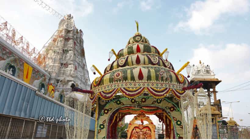 ತಿರುಮಲ ನವರಾತ್ರಿ ಬ್ರಹ್ಮೋತ್ಸವ 2026: ಪ್ರಮುಖ ಆಕರ್ಷಣೆಯಾದ ಪುಷ್ಪಕ ವಿಮಾನ ಸೇವೆ ಸಂಪೂರ್ಣ ವಿವರ